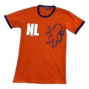 Kist Design Holland NL T-Shirt Orange/Blue Size S